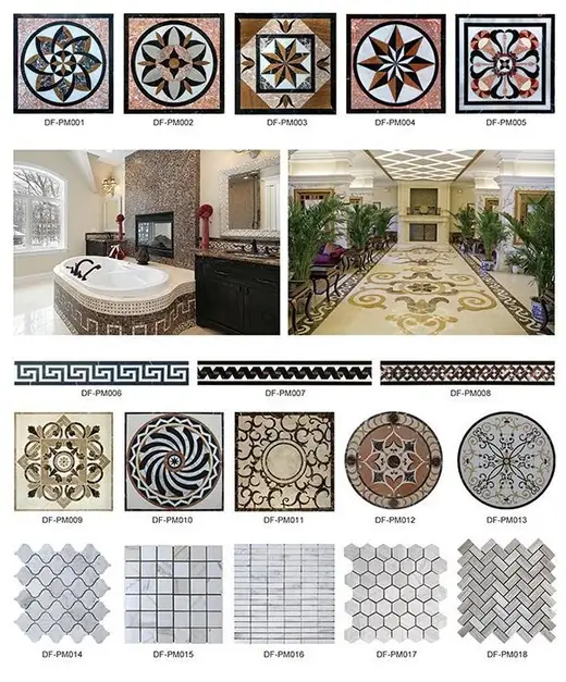 Pattern and mosaic stone products